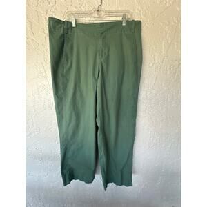 A New Day Stretch Chinos - Women's Size 16 - Cotton Blend - Olive Green